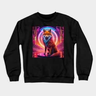 wolf portal design T-Shirt cute Crewneck Sweatshirt